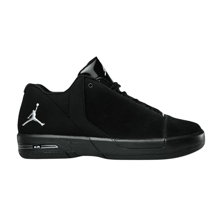 Air Jordan Team Elite 3 Low 'Black' — Black/Metallic Silver/Black