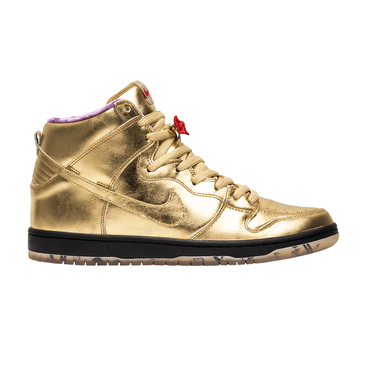 Humidity x Nike Dunk High SB 'Trumpet' — Metallic Gold/Metallic Gold-Black