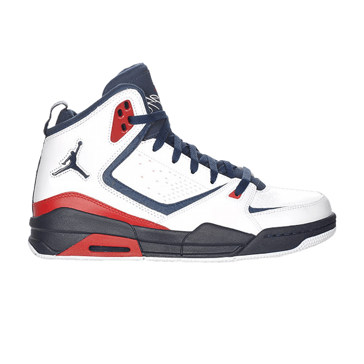 Air Jordan SC-2 'Olympic' — White/Obsidian/Gym Red
