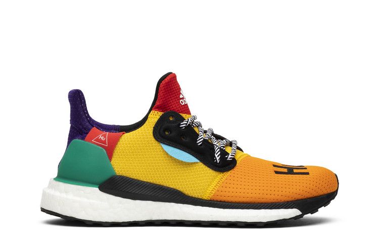Pharrell x adidas Wmns Solar Hu Glide 'Yellow' — Cloud White/Collegiate Burgundy/Yellow