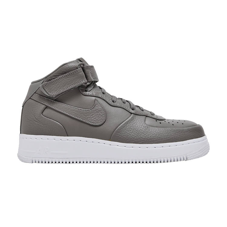 NikeLab Air Force 1 Mid 'Light Charcoal' — Light Charcoal/Light Charcoal-White
