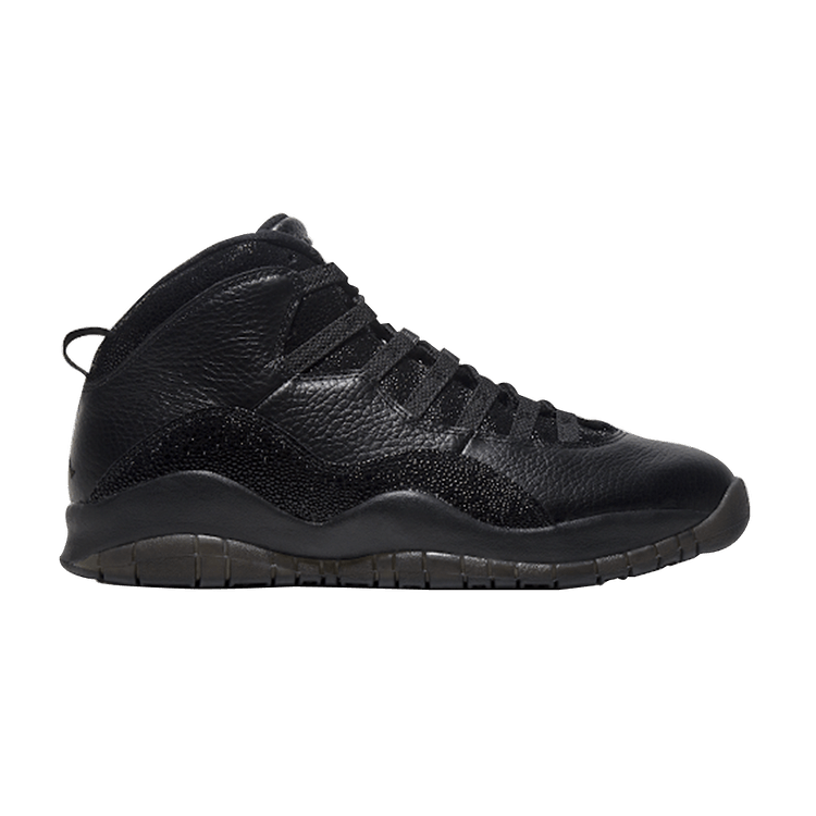 OVO x Air Jordan 10 Retro 'Black' 2014 — Black/Black-Metallic Gold