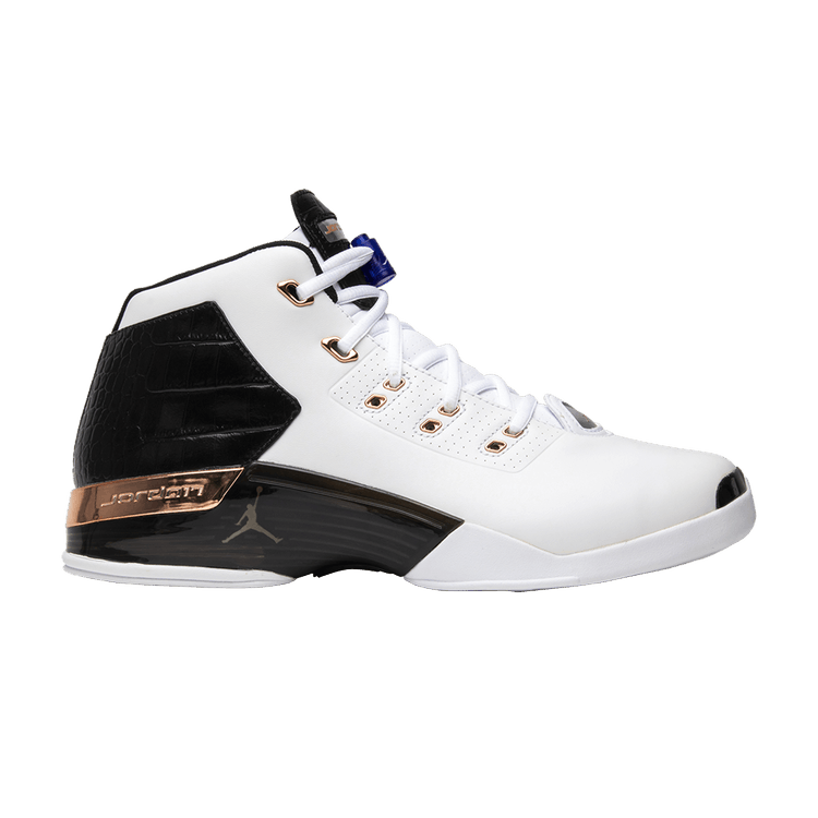 Air Jordan 17+ Retro 'Copper' 2016 — White/Metallic Copper Coin/Black/Sport Royal