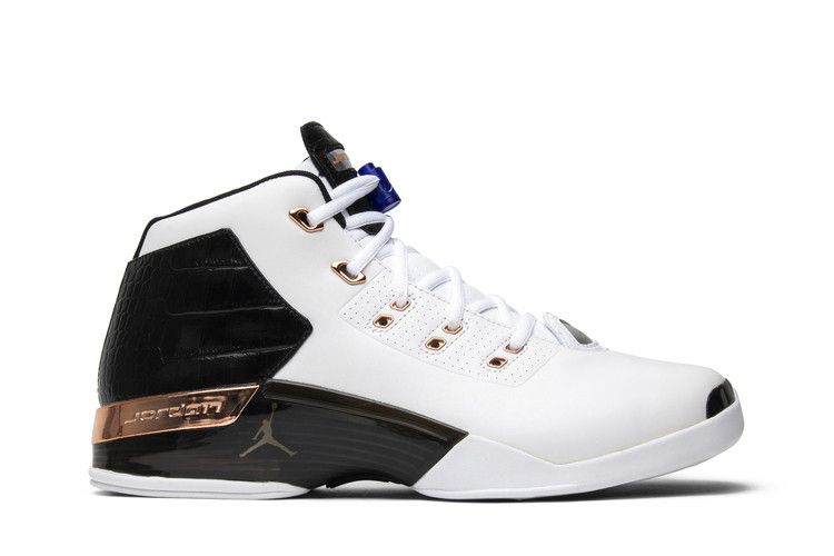 Air Jordan 17+ Retro 'Copper' 2016 — White/Metallic Copper Coin/Black/Sport Royal