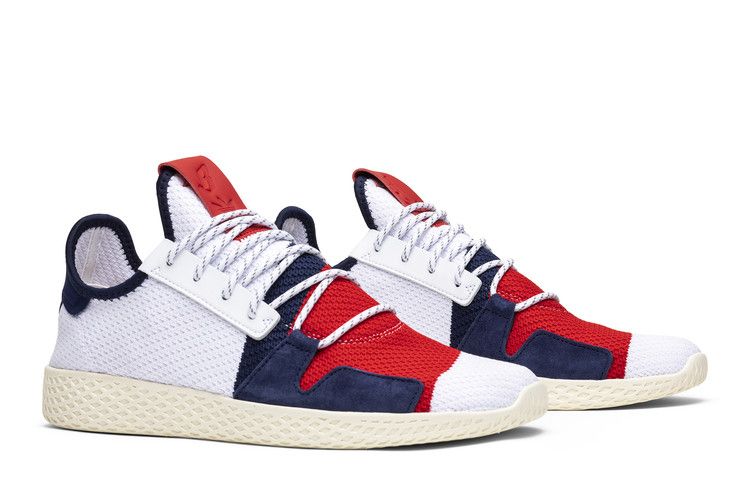 Pharrell x Billionaire Boys Club x adidas Tennis Hu V2 'Scarlet' — Footwear White/Scarlet