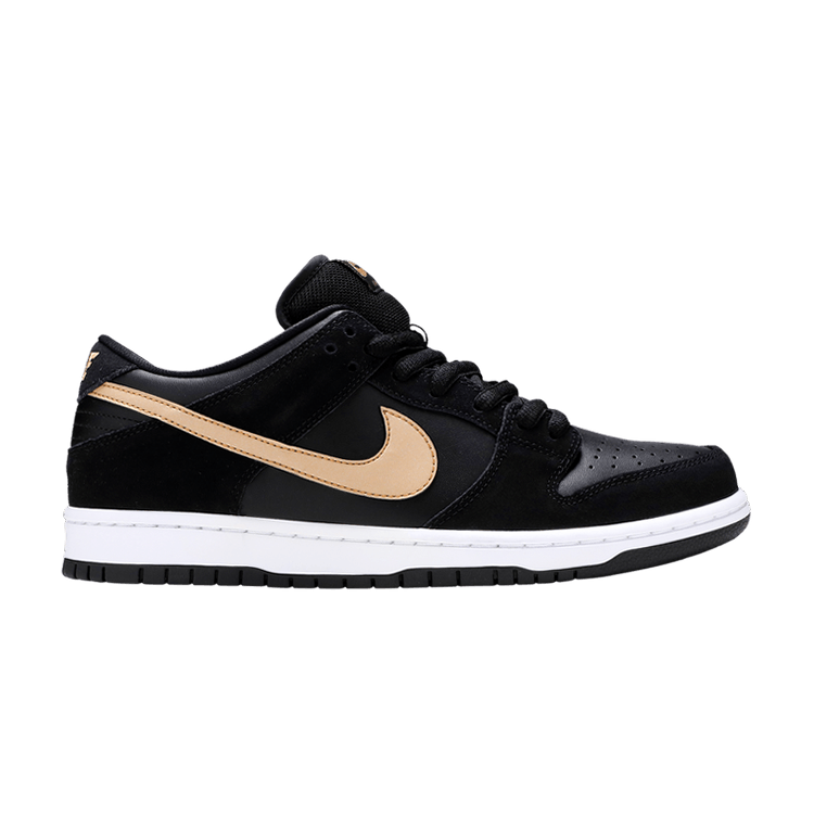 Nike Dunk Low SB Pro 'Metallic Gold' — Black/Metallic Gold-White