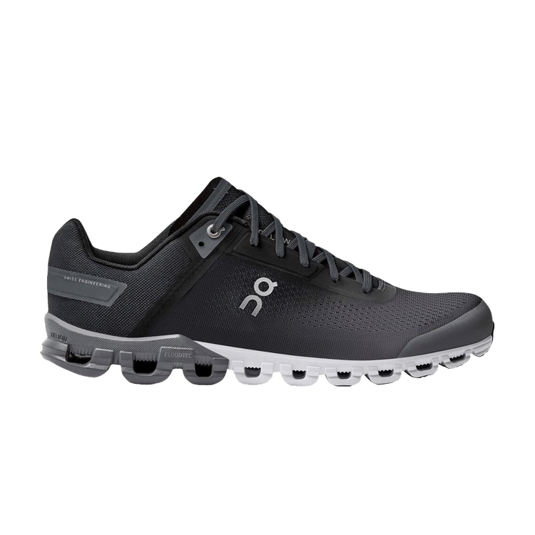 ON Cloudflow 2E Wide 'Black' — Black/Asphalt