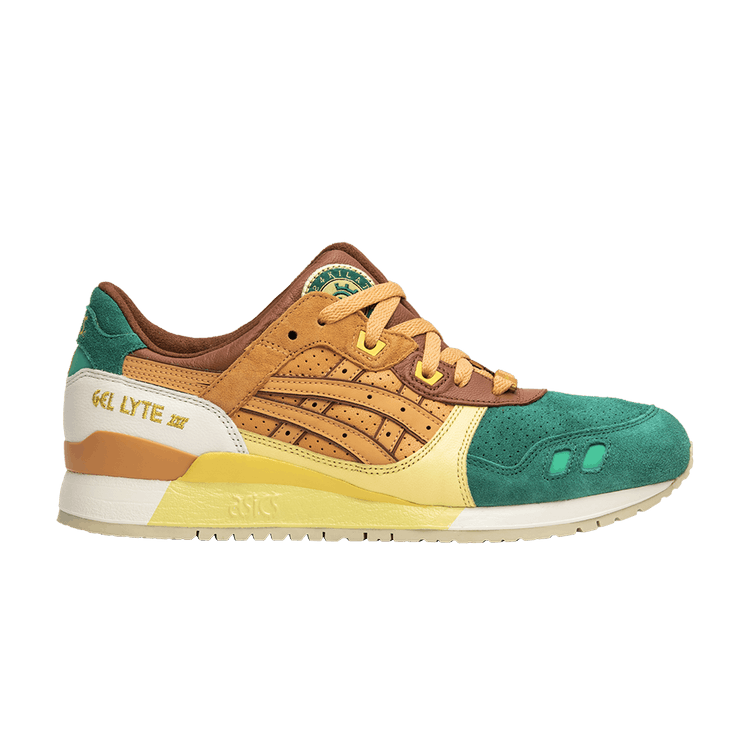 24 Kilates x ASICS Gel Lyte 3 '24 Kilates Express' — Shady-Glade/Gold Earth