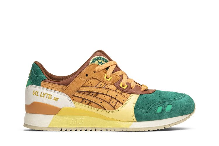 24 Kilates x ASICS Gel Lyte 3 '24 Kilates Express' — Shady-Glade/Gold Earth