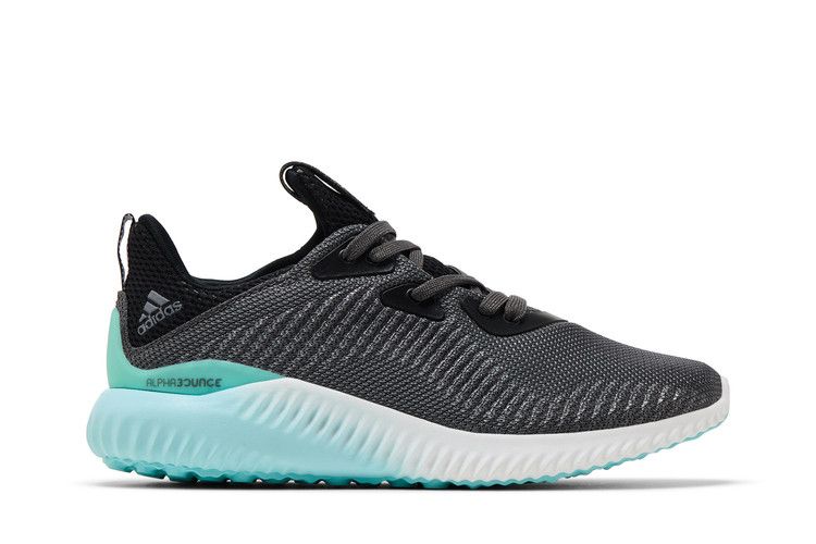 Adidas Wmns Alphabounce 'Granite' — Granite/White/Green