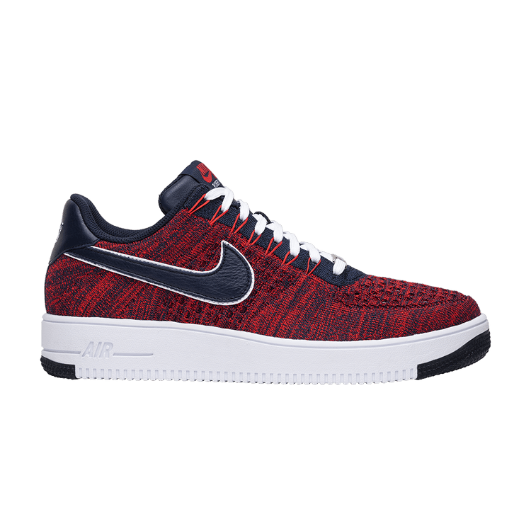 Nike Robert Kraft x Air Force 1 Ultra Flyknit Low 'New England Patriots 25th Anniversary' — university red/college navy