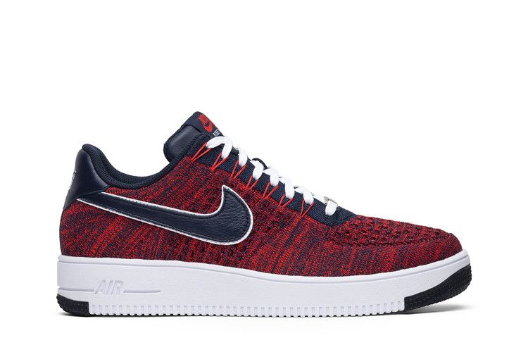 Nike Robert Kraft x Air Force 1 Ultra Flyknit Low 'New England Patriots 25th Anniversary' — university red/college navy (2)