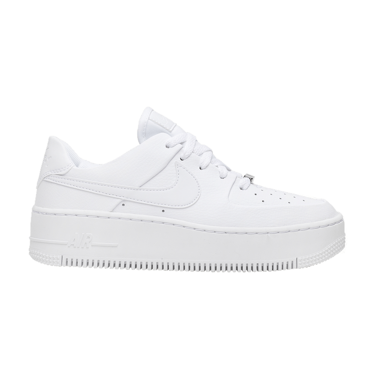 Nike Wmns Air Force 1 Sage Low 'Triple White' — White/White-White