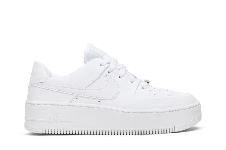 Nike Wmns Air Force 1 Sage Low 'Triple White' — White/White-White (2)
