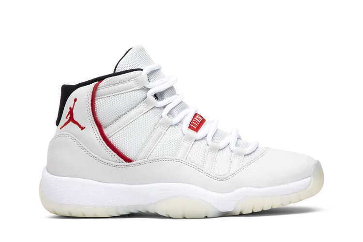 Air Jordan 11 Retro GS 'Platinum Tint' — Platinum Tint/Sail-University Red