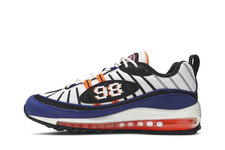 Nike Air Max 98 'New York' — White/Deep Royal Blue-Total Orange-Black (4)