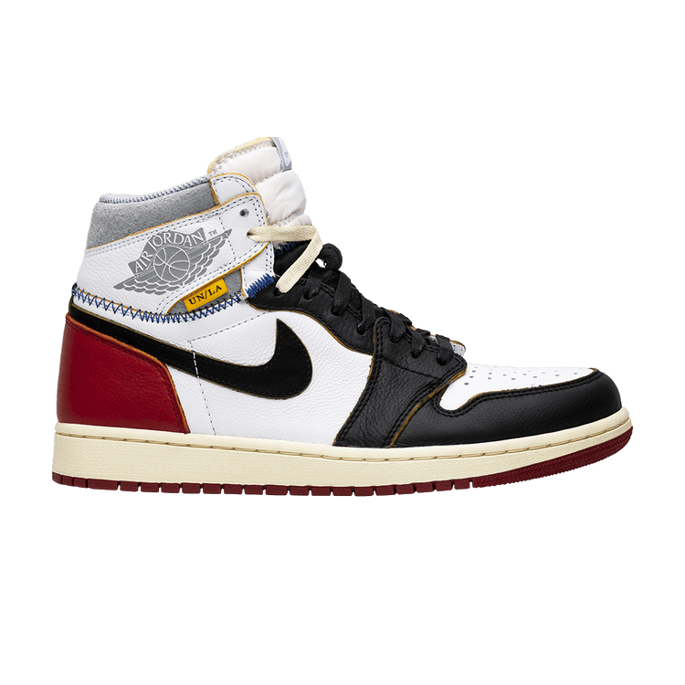 Union LA x Air Jordan 1 Retro High NRG 'Black Toe' — White/Black/Varsity Red/Wolf Grey
