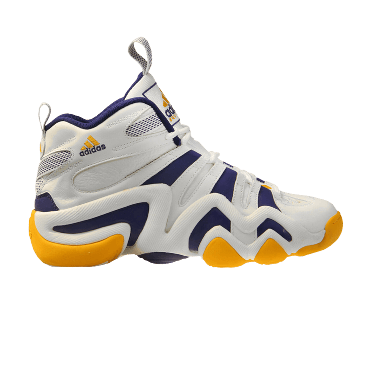 Adidas Crazy 8 'Lakers Home' — White/Court Purple/Sunshine