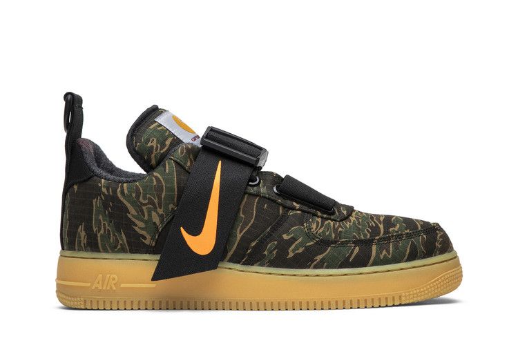 Carhartt WIP x Nike Air Force 1 Utility Low Premium 'Camo' — Camo Green/Total Orange-Gum Light Brown (2)