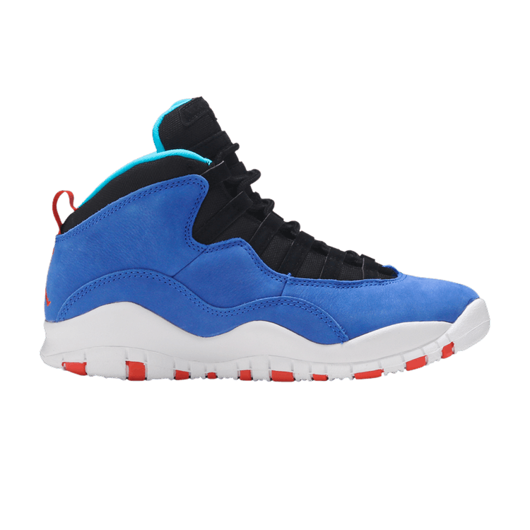Air Jordan 10 Retro GS 'Tinker' — Racer Blue/Team Orange-Black