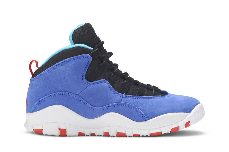 Air Jordan 10 Retro GS 'Tinker' — Racer Blue/Team Orange-Black