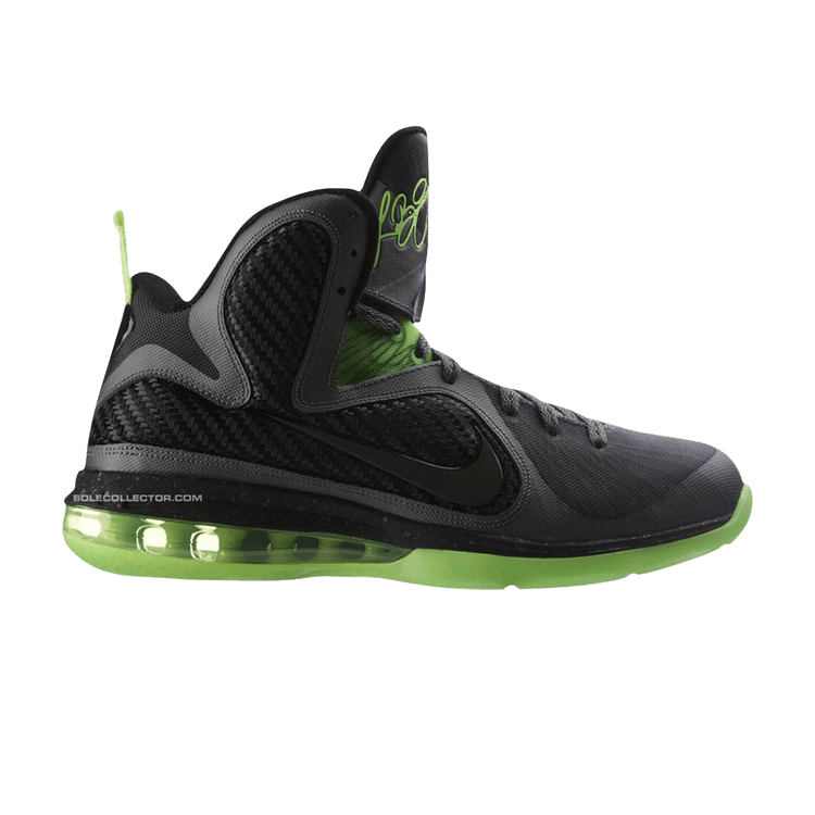 Nike LeBron 9 'Dunkman' — Dark Grey/Black-Volt