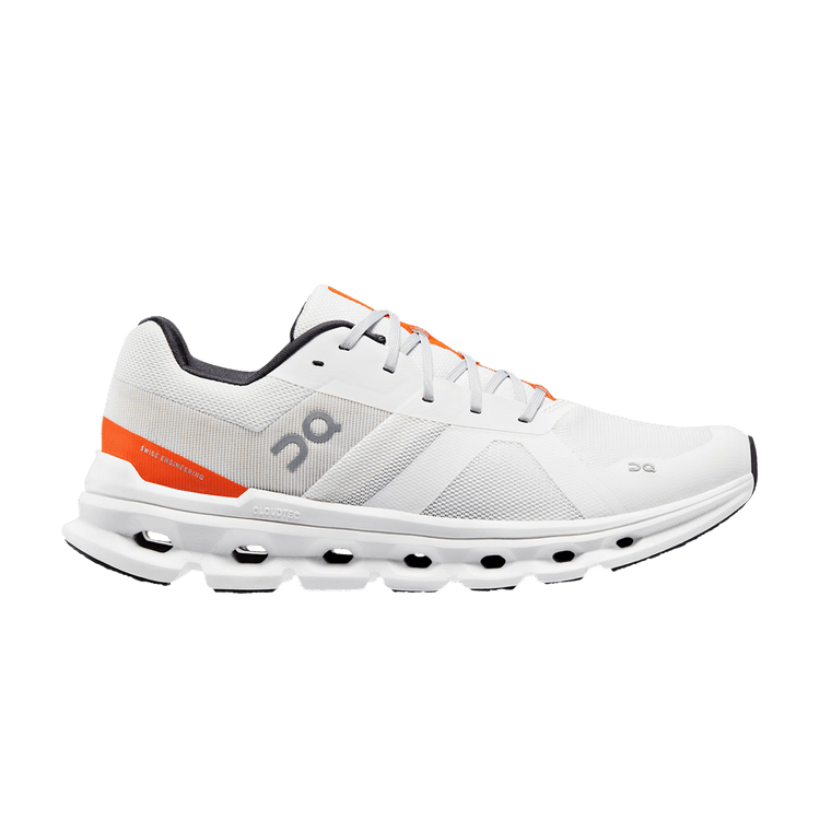 ON Cloudrunner 'Undyed White Flame' — Undyed White/Flame