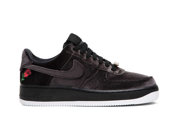 Nike Air Force 1 07 QS 'Velvet Rose' — Black/Black-White (2)