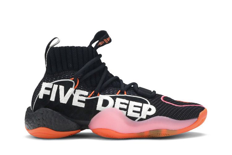 Adidas Crazy BYW X PE 'Wall Way' — Core Black/Footwear White/Orange