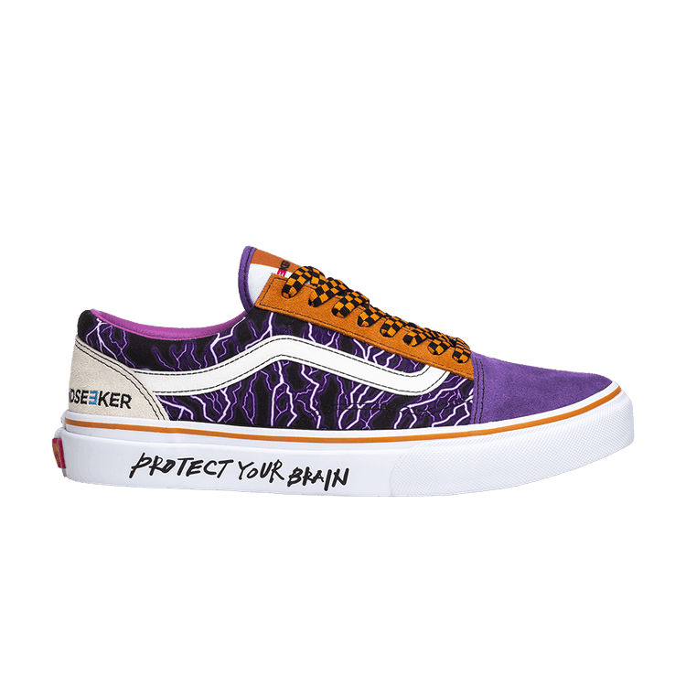 Mindseekers x Vans Old Skool 'Purple Lightning' — Purple/Black/Orange