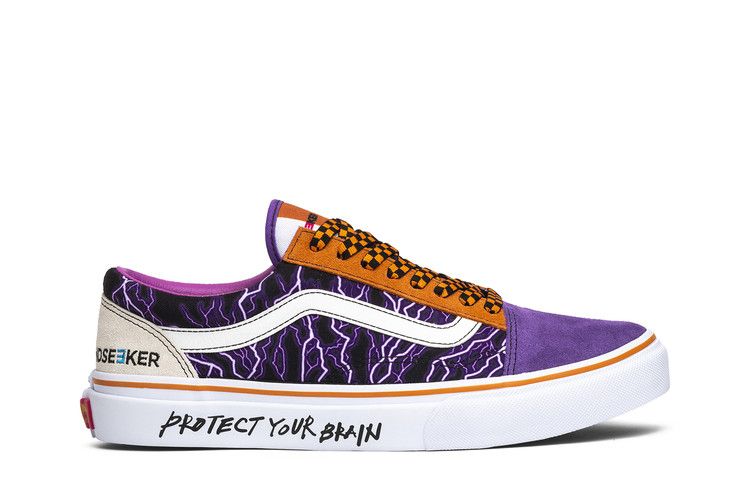 Mindseekers x Vans Old Skool 'Purple Lightning' — Purple/Black/Orange
