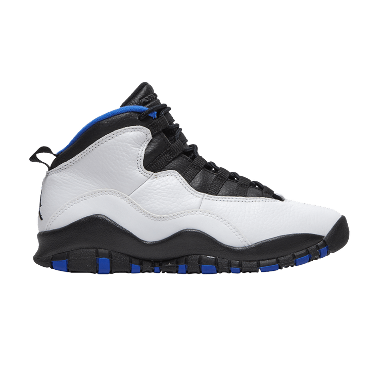 Air Jordan 10 Retro GS 'Orlando' — White/Black-Royal-Metallic Silver