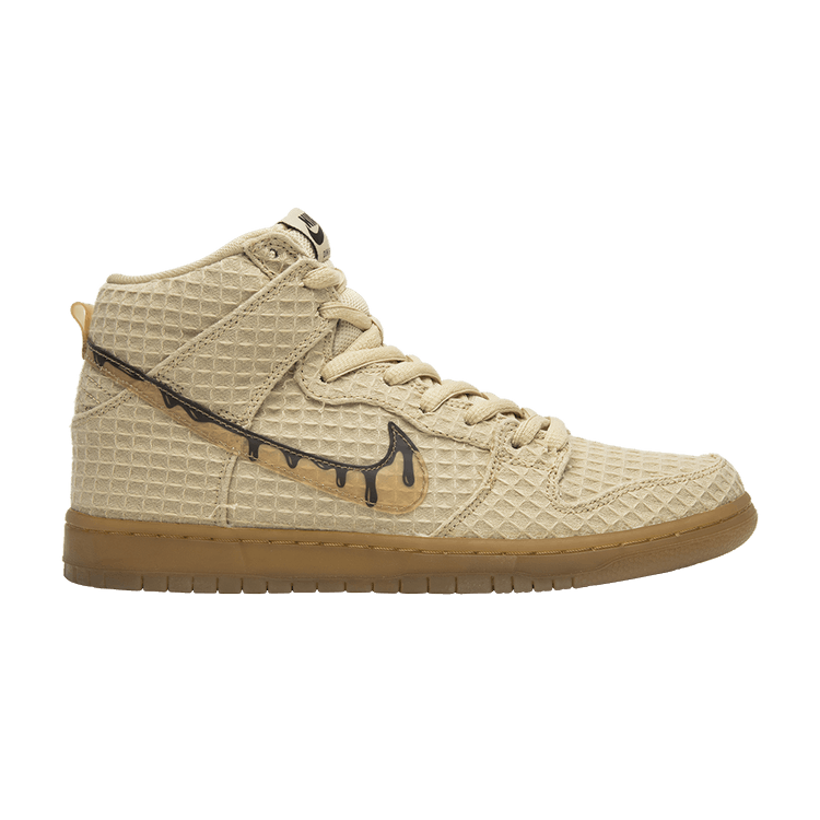 Nike SB Dunk High Premium Hemp 'Waffle' — Flat Gold Star/Classic Brown