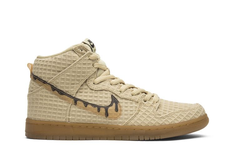 Nike SB Dunk High Premium Hemp 'Waffle' — Flat Gold Star/Classic Brown (2)