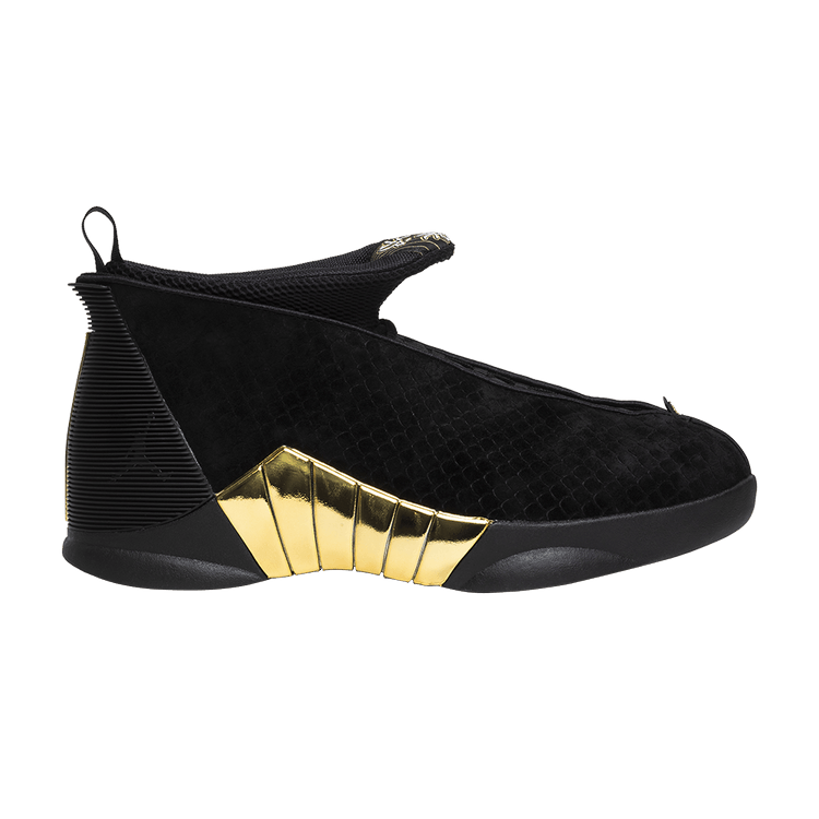 Air Jordan 15 Retro 'Doernbecher' 2018 — Black/Metallic Gold/White
