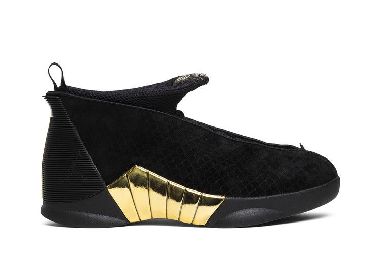 Air Jordan 15 Retro 'Doernbecher' 2018 — Black/Metallic Gold/White