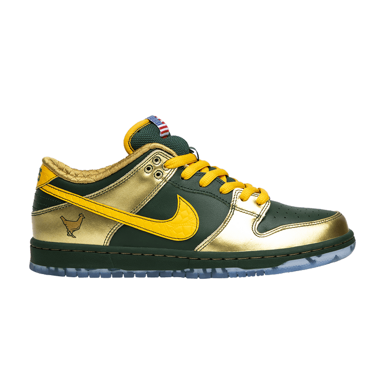 Nike Dunk Pro Low SB 'Doernbecher' 2018 — Fir/University Gold-Metallic Gold