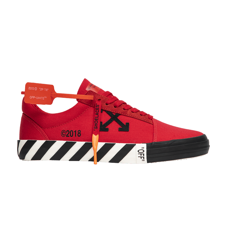 Off-White Vulc Low Top 'Red' — Red