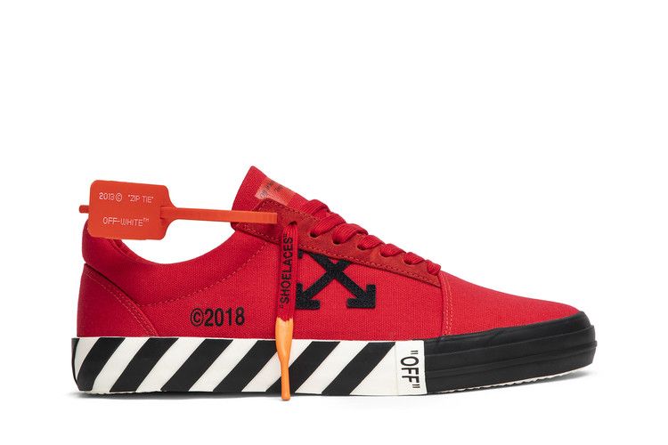 Off-White Vulc Low Top 'Red' — Red