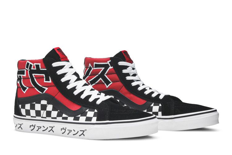 Vans Sk8-Hi Reissue 'Japanese Type' — Racing Red/True White