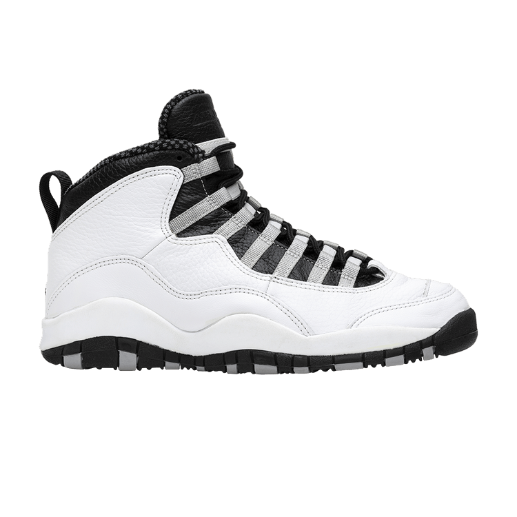 Air Jordan 10 OG 'Steel' Sample — White/Black-Light Steel Grey