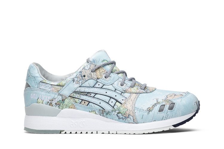 Atmos x ASICS Gel Lyte 3 'World Map' — Sky/Peacoat
