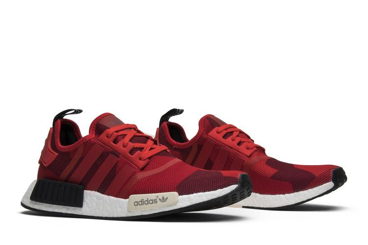 Adidas NMD_R1 'Red Camo' — Lush Red/Lush Red