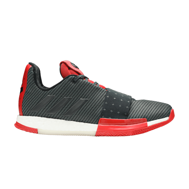 Adidas Harden Vol. 3 'Black Scarlet' — Core Black/Grey/Scarlet