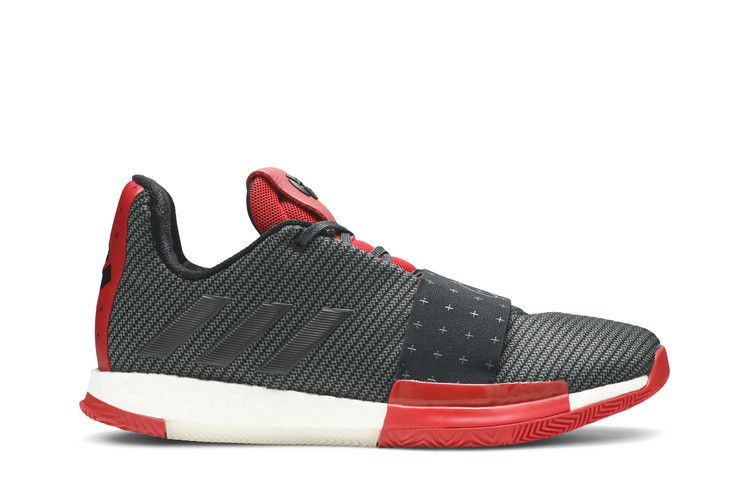 Adidas Harden Vol. 3 'Black Scarlet' — Core Black/Grey/Scarlet