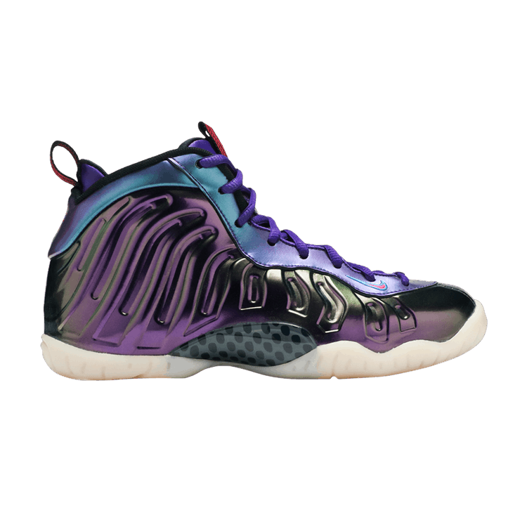 Nike Little Posite One GS 'Iridescent Purple' — rush pink/rush pink
