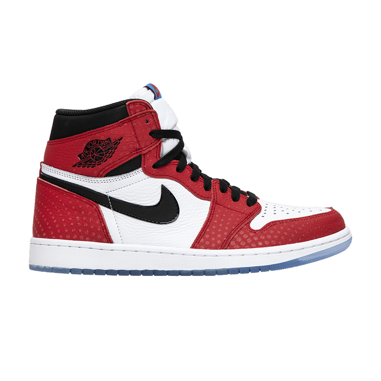 Marvel x Air Jordan 1 Retro High OG 'Origin Story' — Gym Red/White/Black/Photo Blue