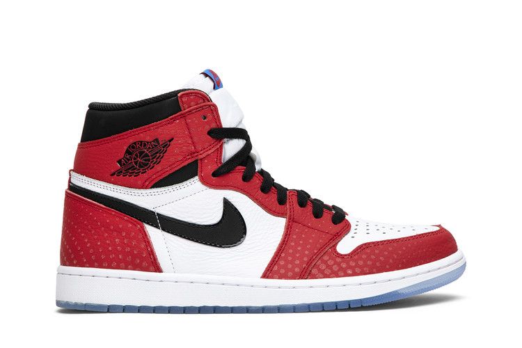 Marvel x Air Jordan 1 Retro High OG 'Origin Story' — Gym Red/White/Black/Photo Blue