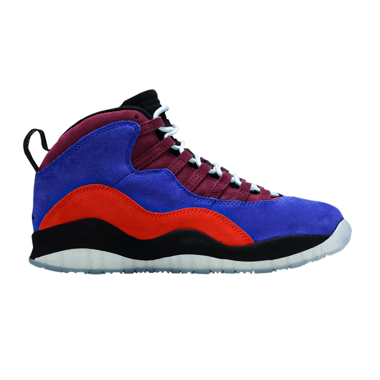 Maya Moore x Wmns Air Jordan 10 'Court Lux' — Concord/Black-Rush Red-Bordeaux