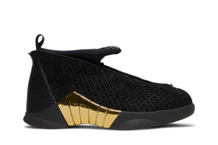 Air Jordan 15 Retro GS 'Doernbecher' 2018 — Black/Metallic Gold/White